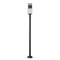 Z-Lite Luca Outdoor Post Mounted Fixture, 1-Light, 9 In.W x 95.5 In.H, Black/Etched 517PHM-567P-BK-LED - alternate 8